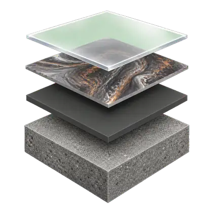 Our 4-Layer Metallic System